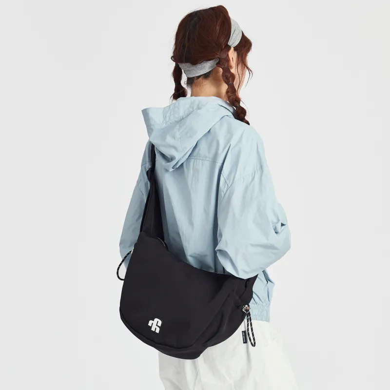 VAOPER Nylon Crossbody Bag, One Shoulder Backpack, Dumpling Bag, Gym Bag Large Size Unisex Multicolor-5