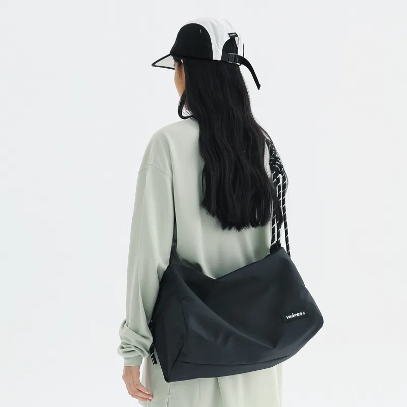 VAOPER Polyester Box Bag, Shoulder Bag, Crossbody Bag Tubas Unisex White/Black/Khaki/Turquoise-1