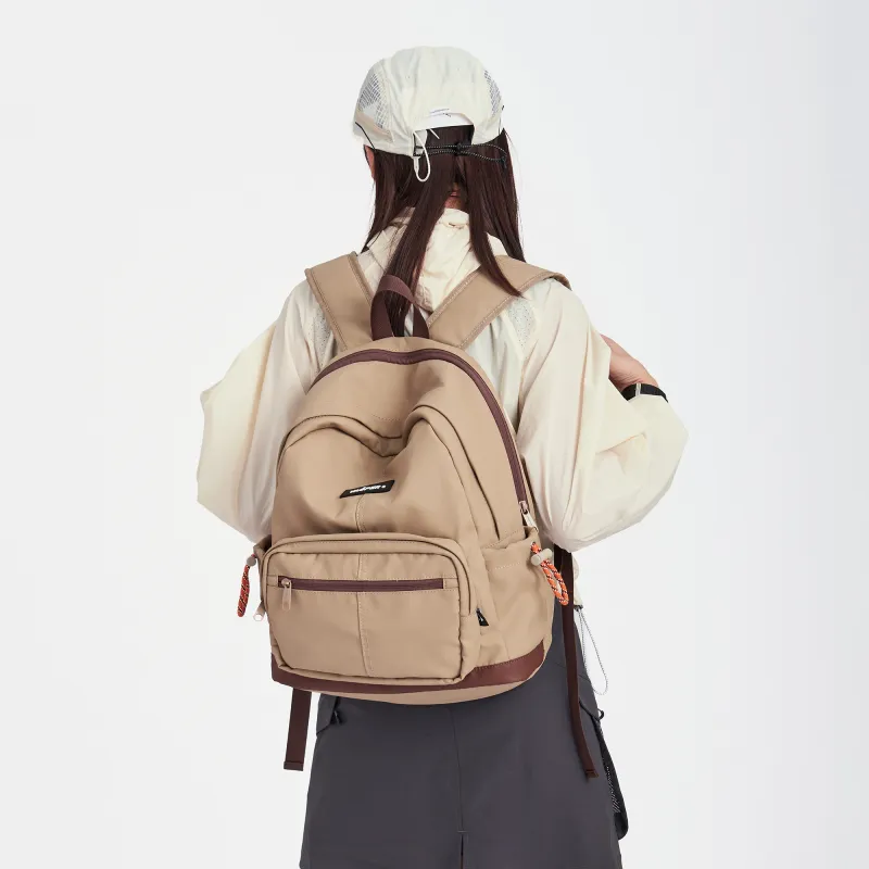 VAOPER Wild Child Movie Official Collaboration Polyester Backpacks Backpack Large Size Unisex Khaki-1