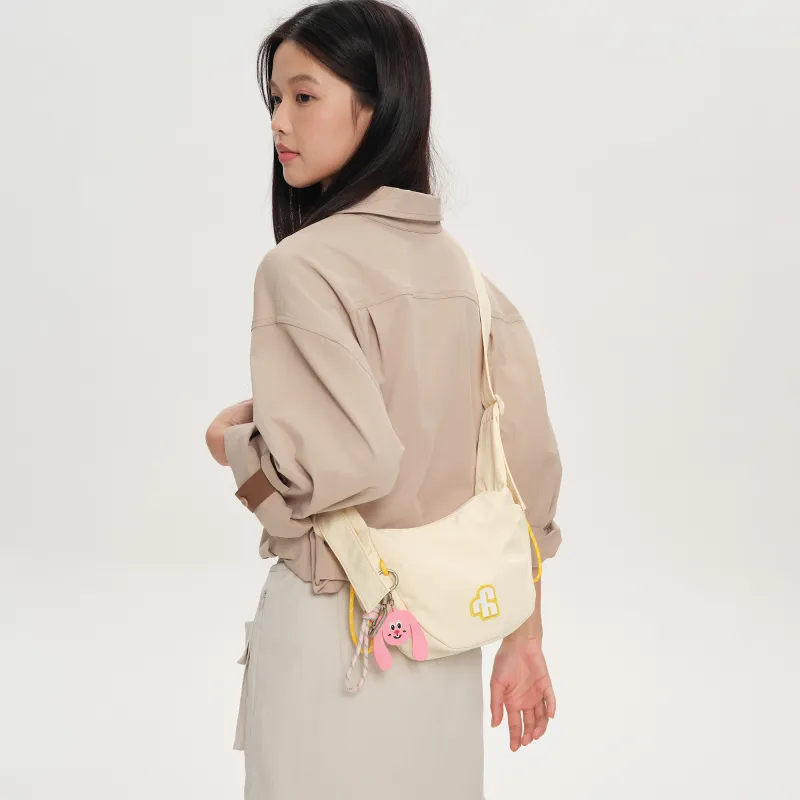 VAOPER Nylon Shoulder Bag Unisex Multicolor-5