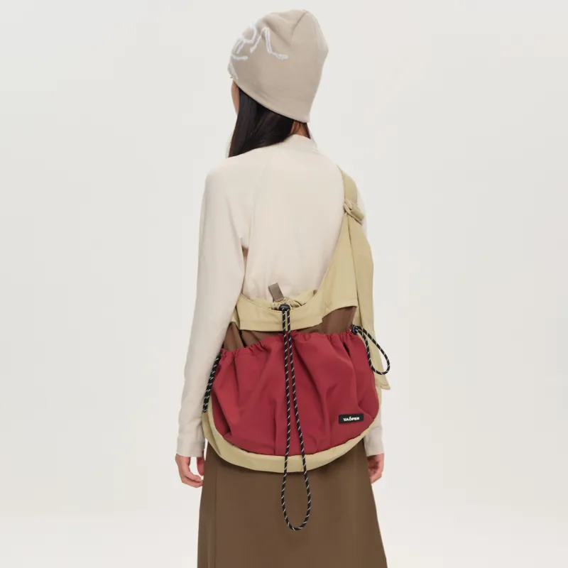 VAOPER Nylon Shoulder Bag, Crossbody Bag Unisex Multicolor-2