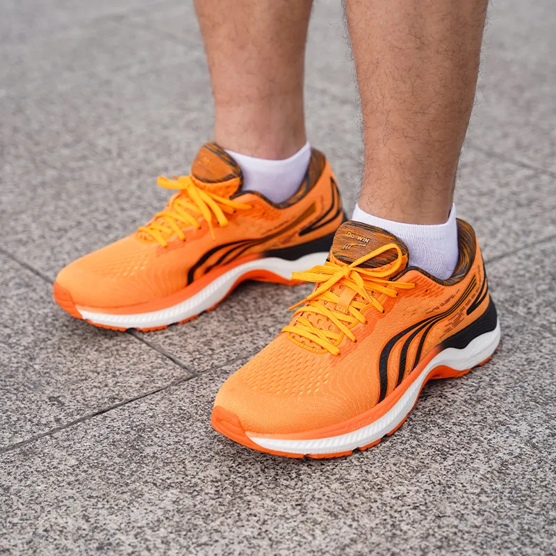 DO WIN Running Shoes Unisex Low Top Yellow-6