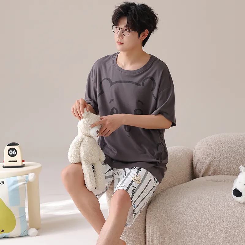 CHUDUAN Pajama Set Men's Image Color-2