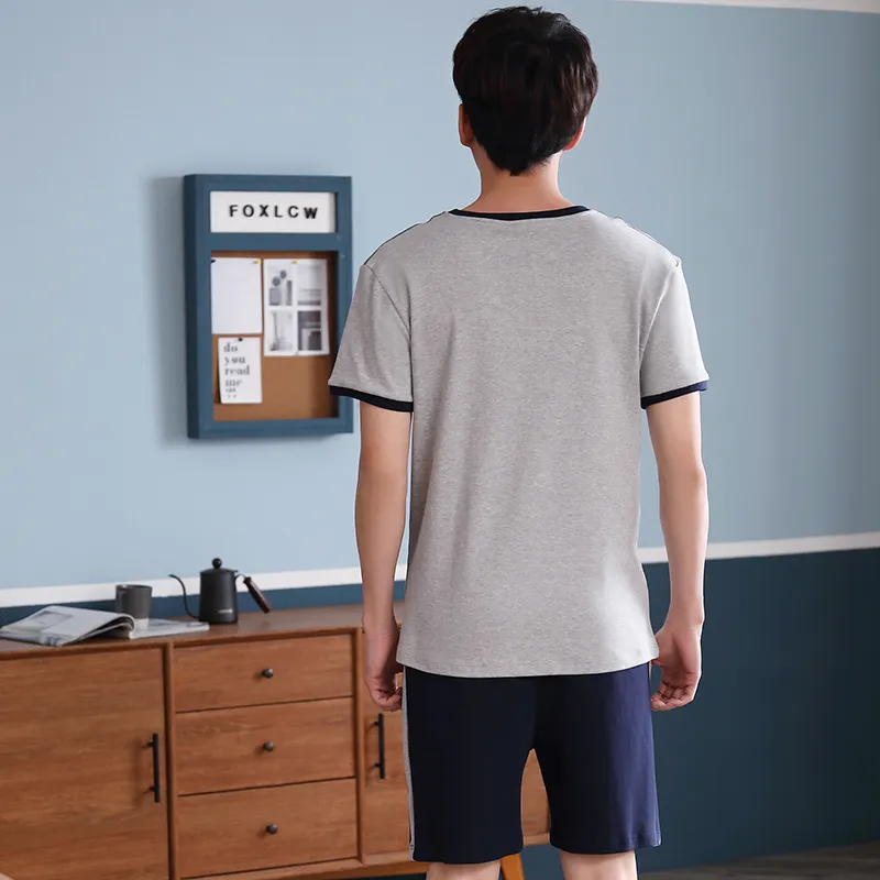 CHUDUAN Men Pajama Sets-12