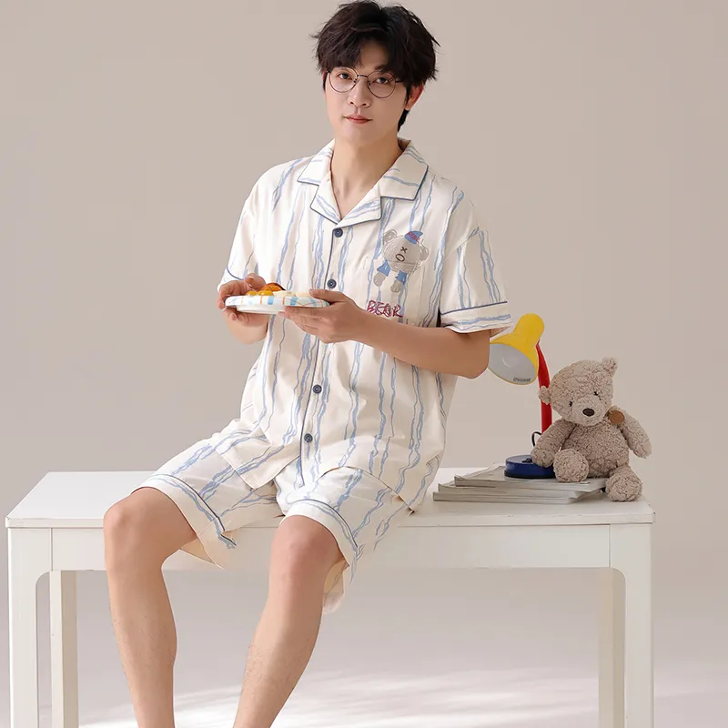 CHUDUAN Pajama Set Men's Image Color-4