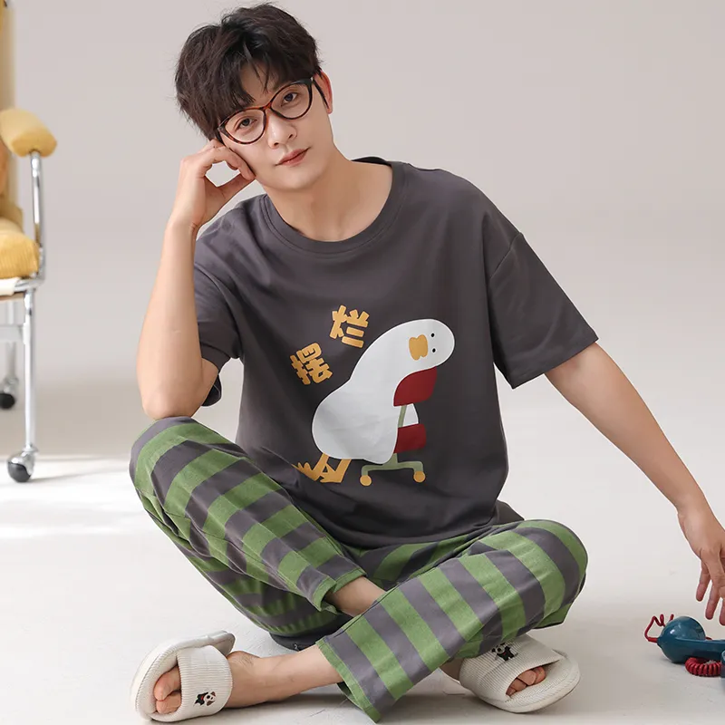 CHUDUAN Pajama Set Men's Image Color-2