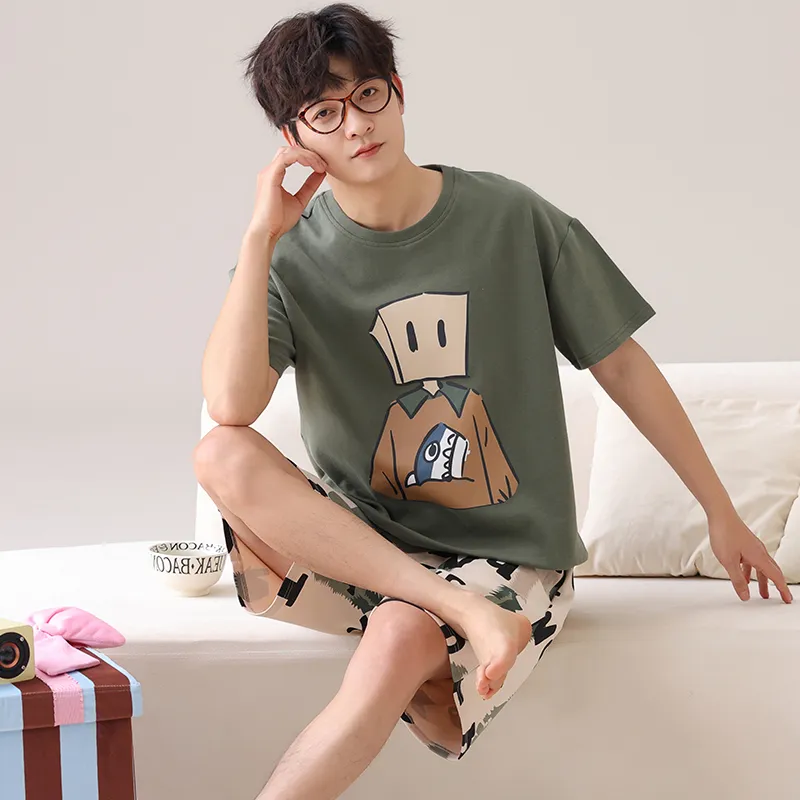 CHUDUAN Pajama Set Men's Image Color-1