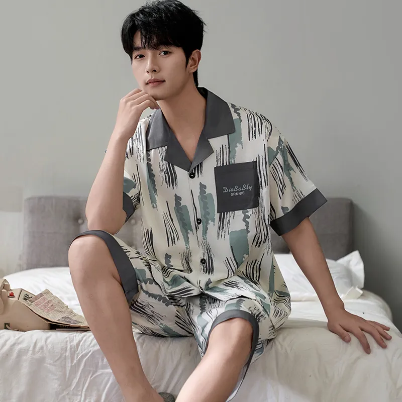 CHUDUAN Pajama Set Men's Image Color-1
