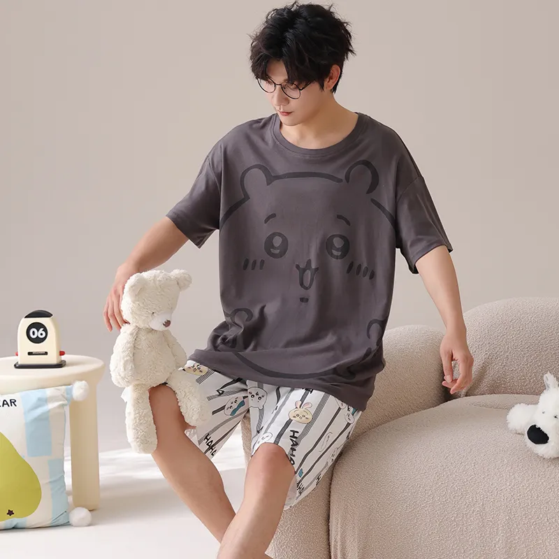 CHUDUAN Pajama Set Men's Image Color-3