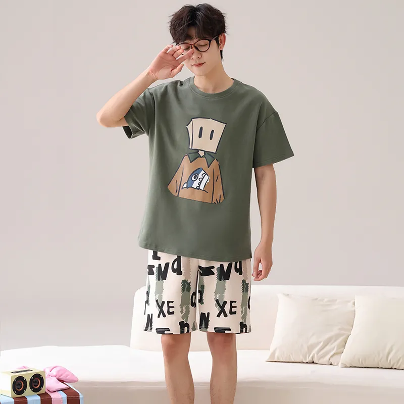 CHUDUAN Pajama Set Men's Image Color-5