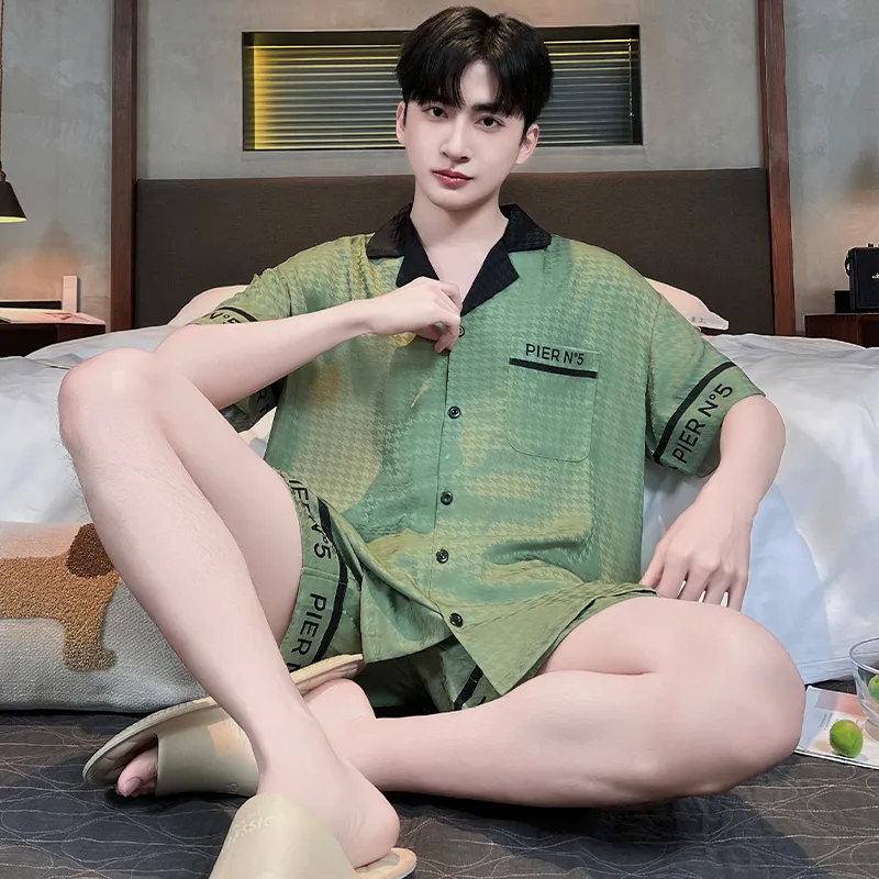 CHUDUAN Men Pajama Sets-2