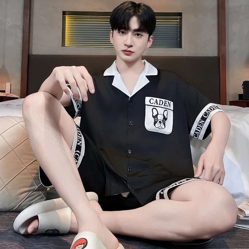 CHUDUAN Pajama Set Men's Image Color-3