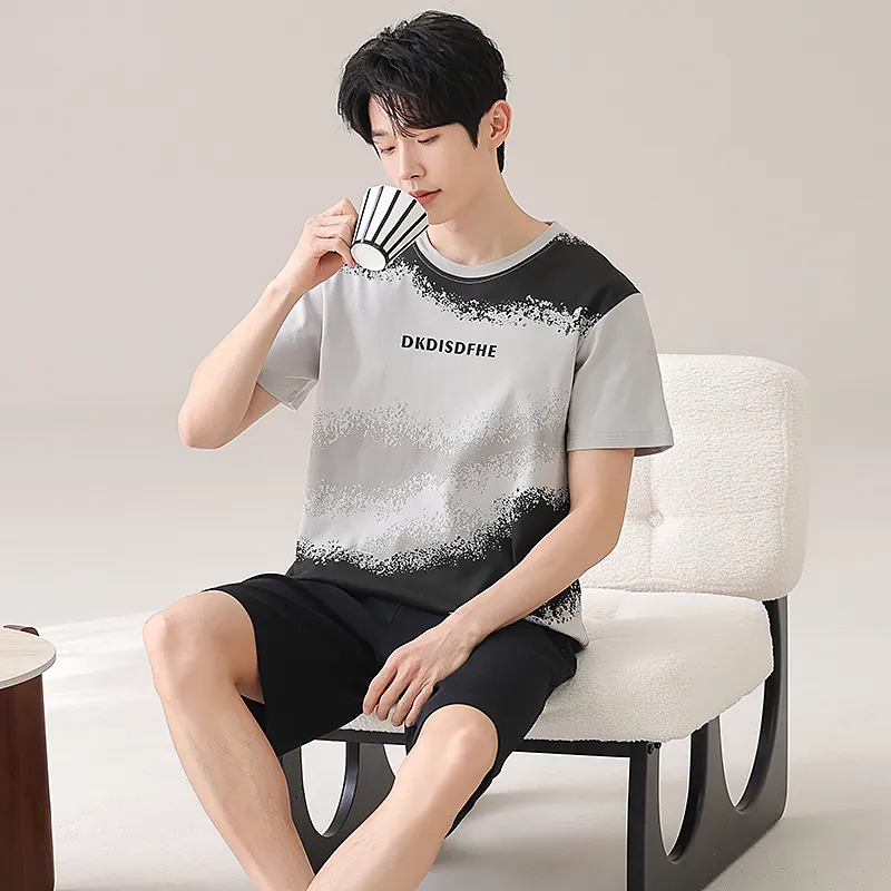CHUDUAN Pajama Set Men's Image Color-4