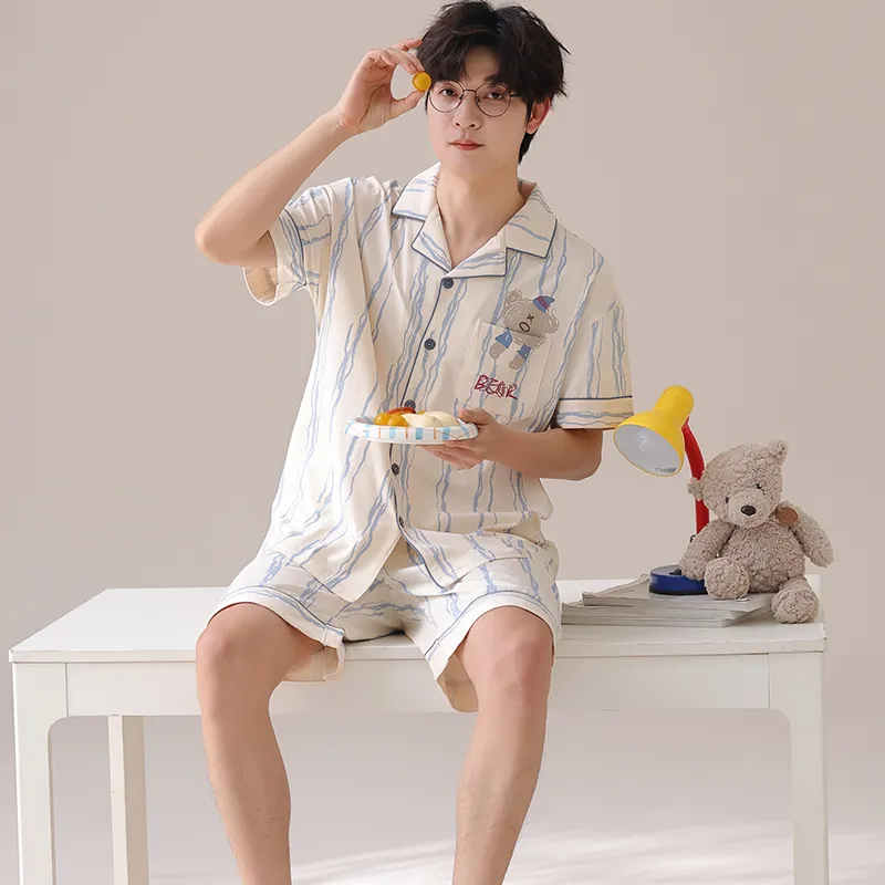 CHUDUAN Pajama Set Men's Image Color-1
