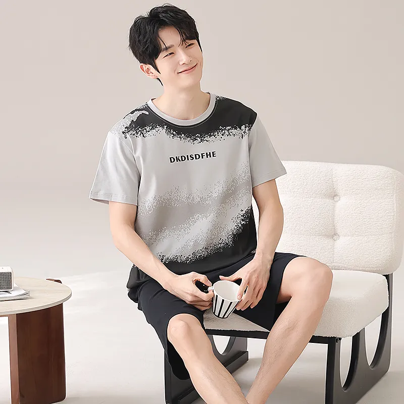 CHUDUAN Pajama Set Men's Image Color-1