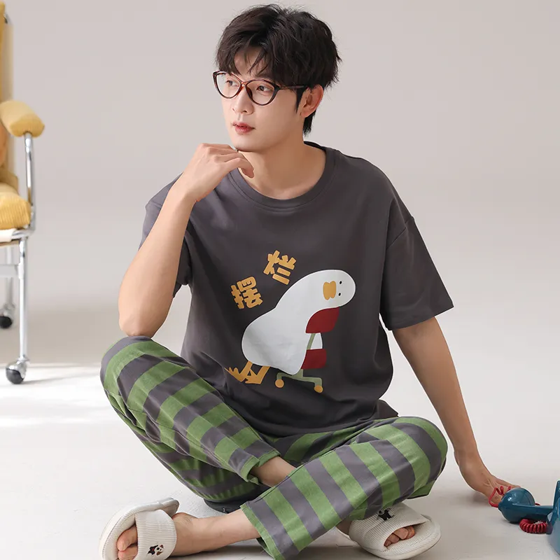 CHUDUAN Pajama Set Men's Image Color-1