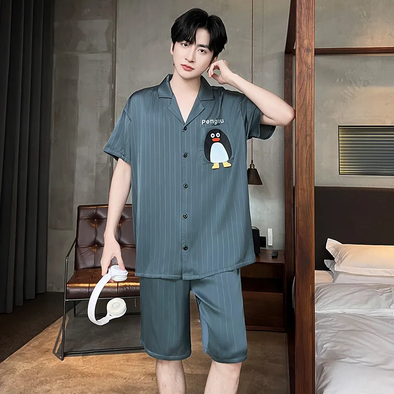 CHUDUAN Pajama Set Men's Image Color-4