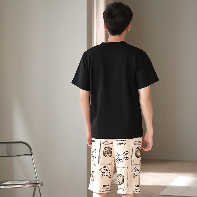 CHUDUAN Men Pajama Sets-22