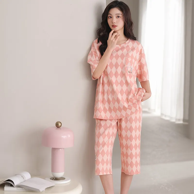CHUDUAN Women's Pajama Sets-5