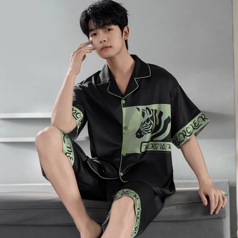 CHUDUAN Men Pajama Sets-3