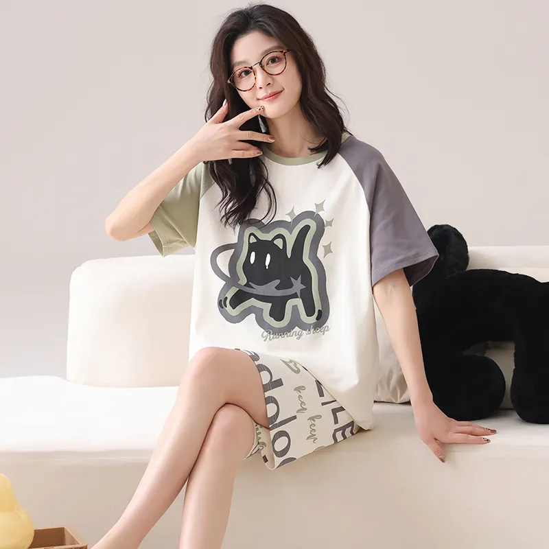 CHUDUAN Pajama Set Women's Image Color-3