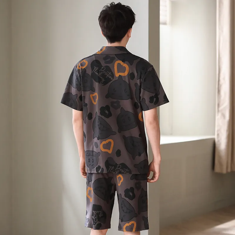 CHUDUAN Men Pajama Sets-33