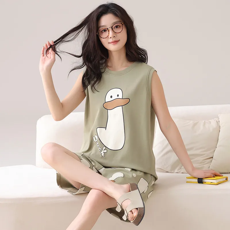CHUDUAN Pajama Set Women's Image Color-1