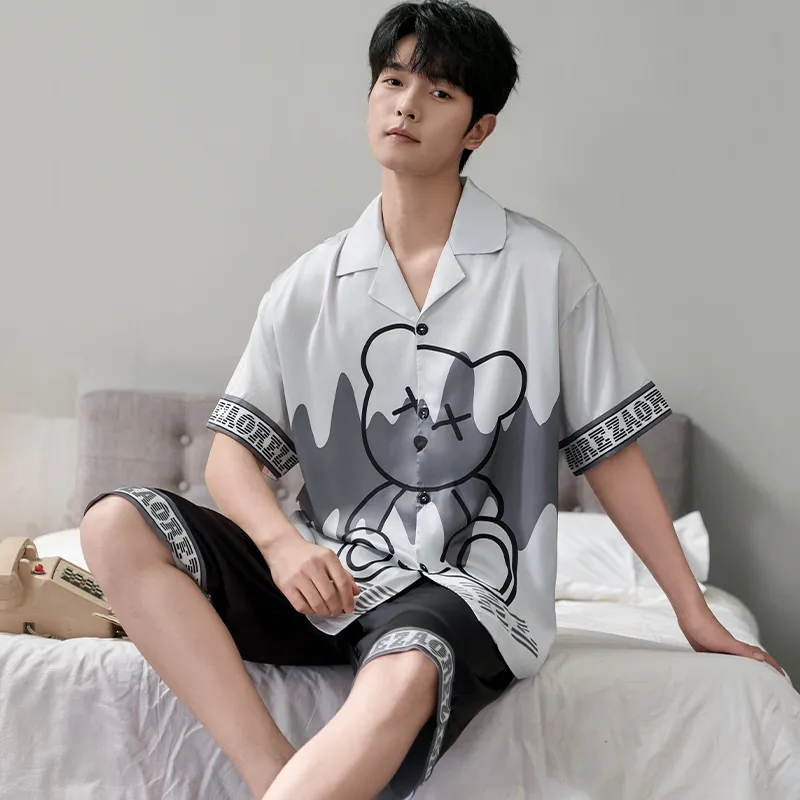 CHUDUAN Pajama Set Men's Image Color-4