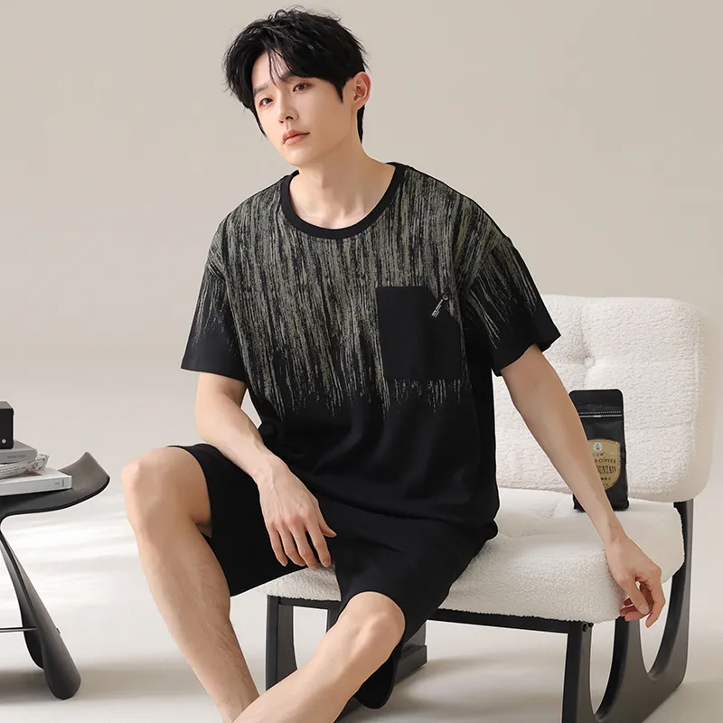 CHUDUAN Men Pajama Sets-1