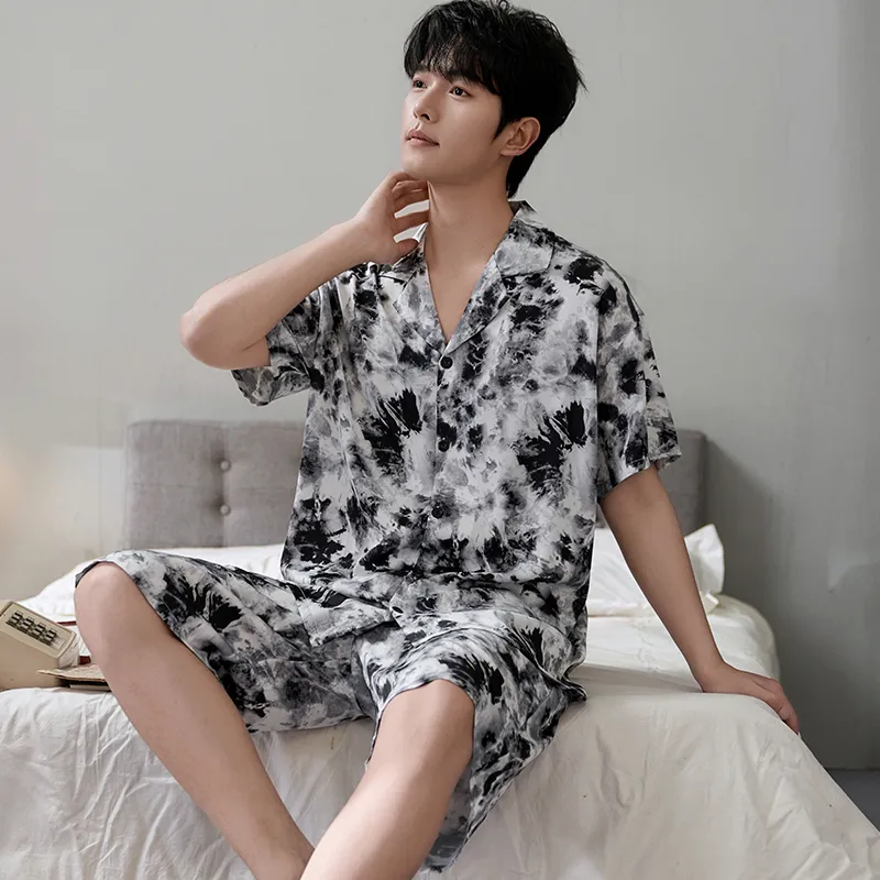 CHUDUAN Pajama Set Men's Image Color-2