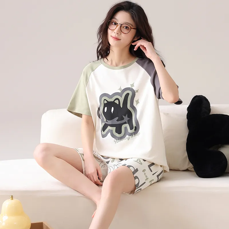 CHUDUAN Pajama Set Women's Image Color-4