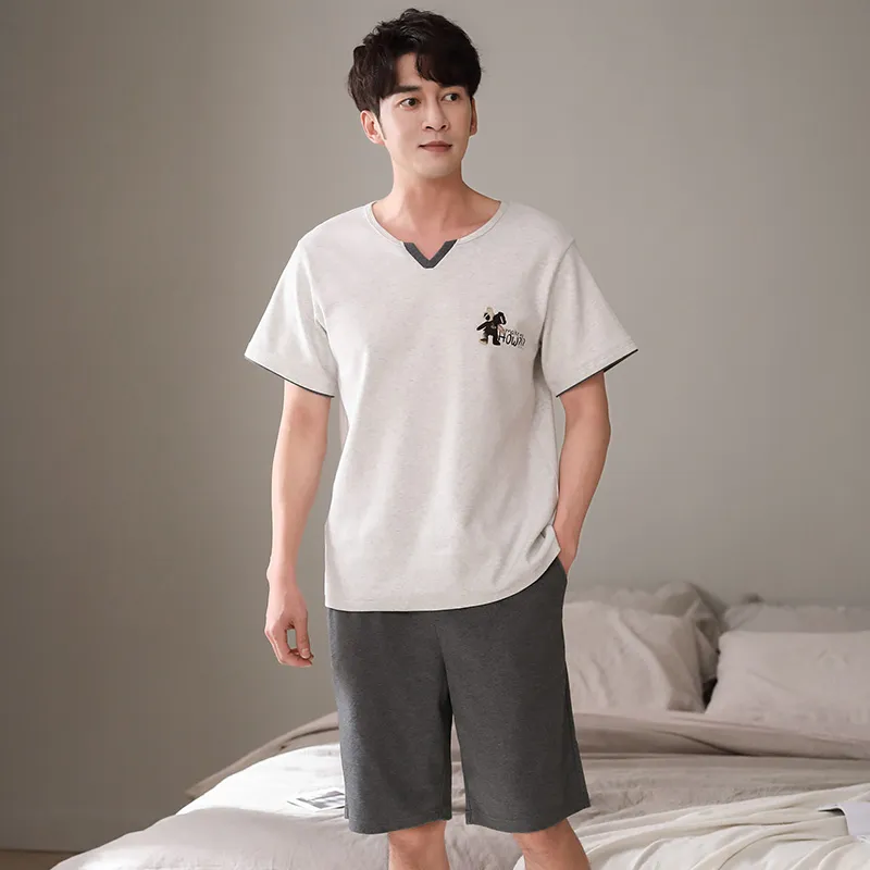 CHUDUAN Men Pajama Sets-26