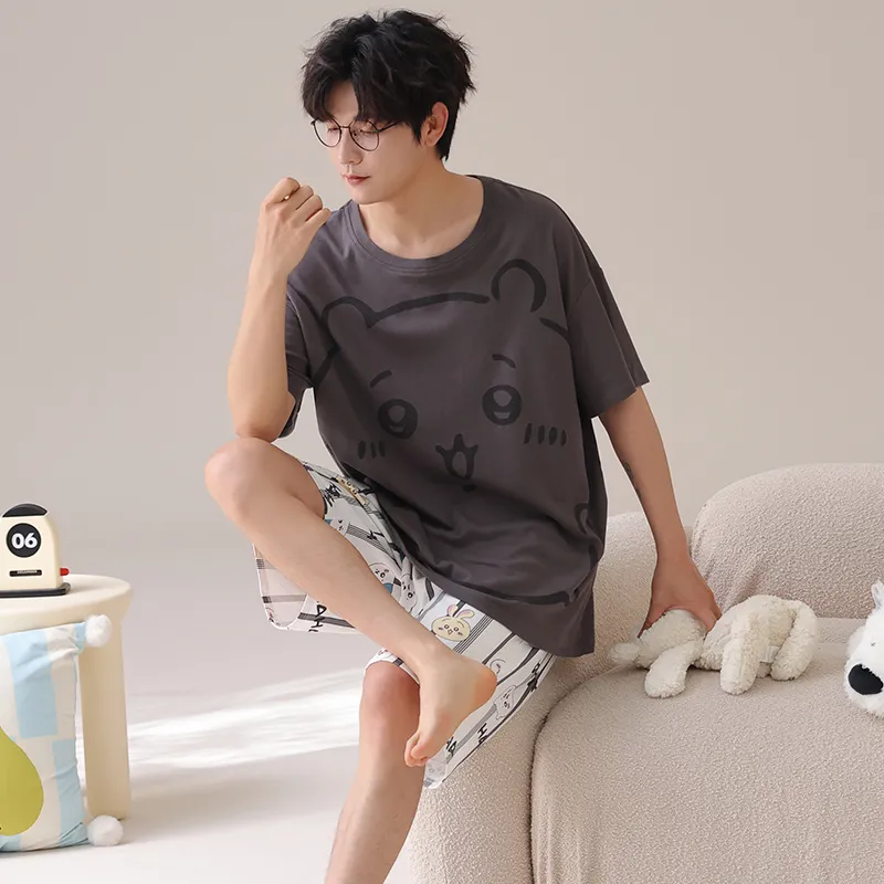 CHUDUAN Pajama Set Men's Image Color-4