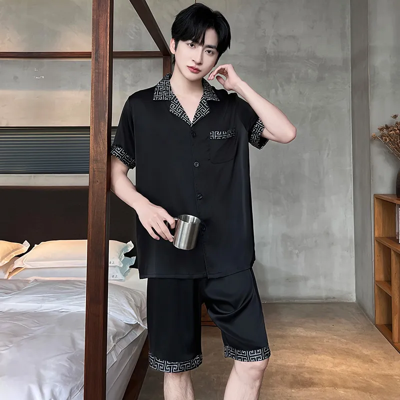 CHUDUAN Men Pajama Sets-5