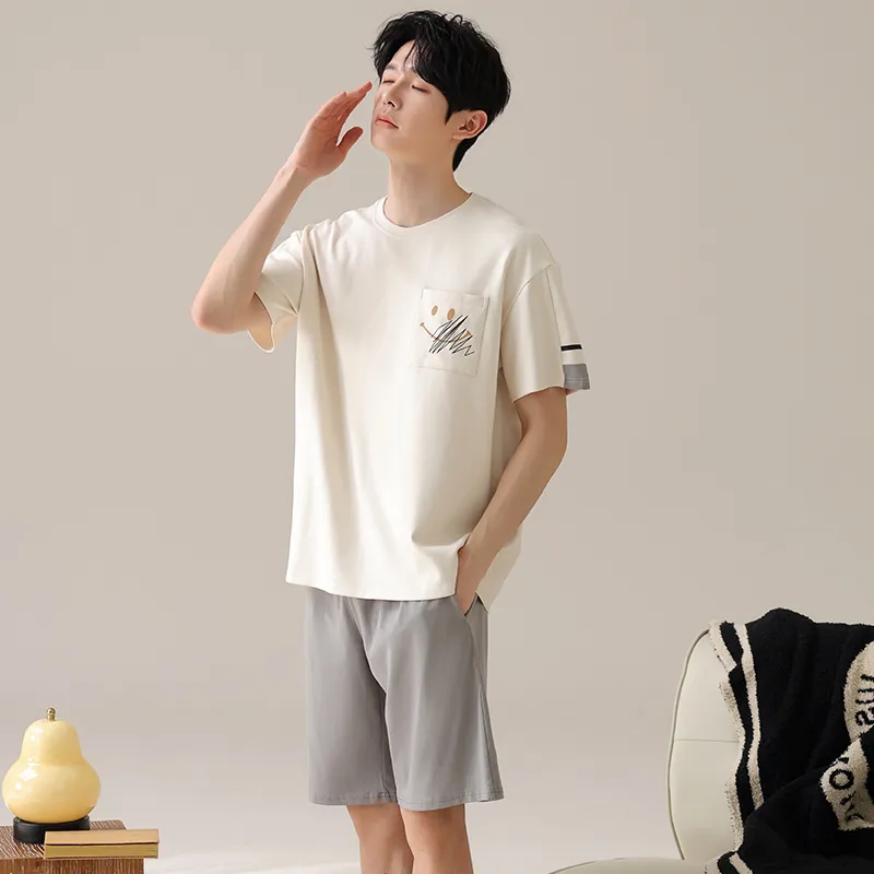 CHUDUAN Pajama Set Men's Image Color-5
