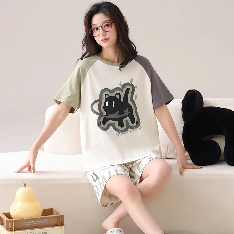 CHUDUAN Pajama Set Women's Image Color-2