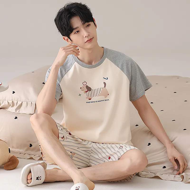 CHUDUAN Pajama Set Men's Image Color-1