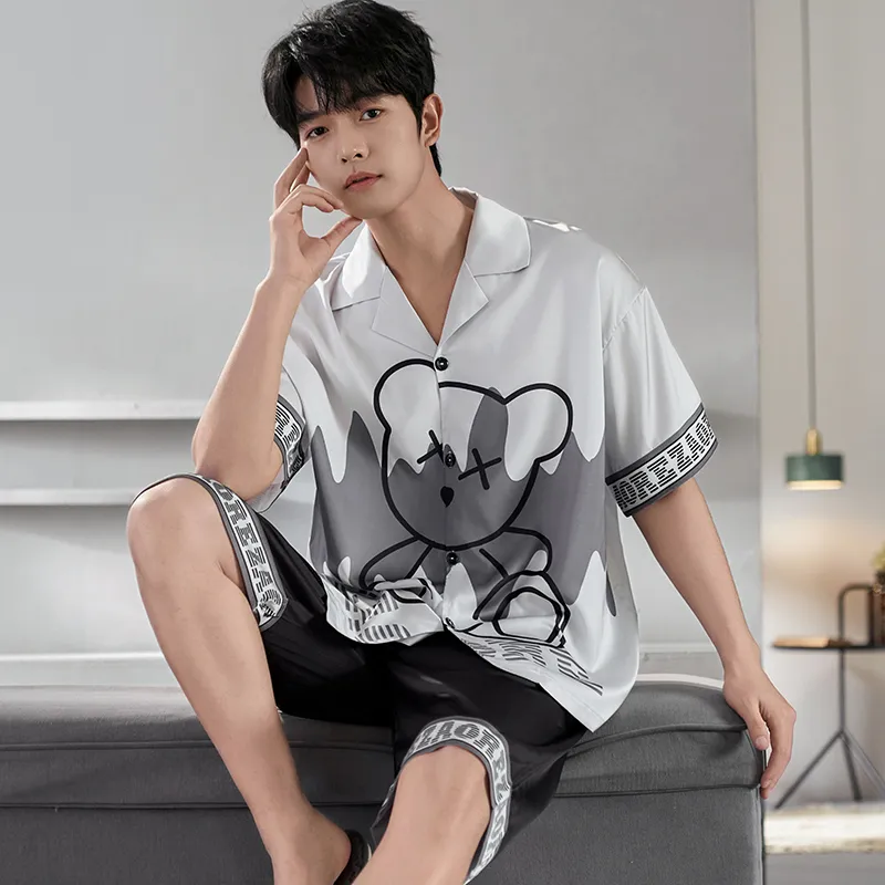 CHUDUAN Pajama Set Men's Image Color-1