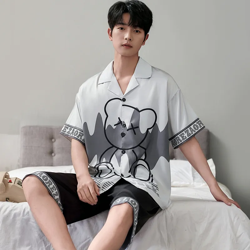 CHUDUAN Pajama Set Men's Image Color-3