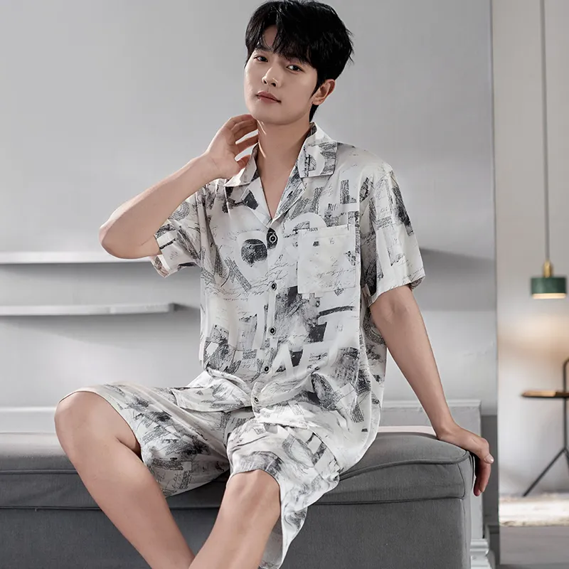 CHUDUAN Men Pajama Sets-1