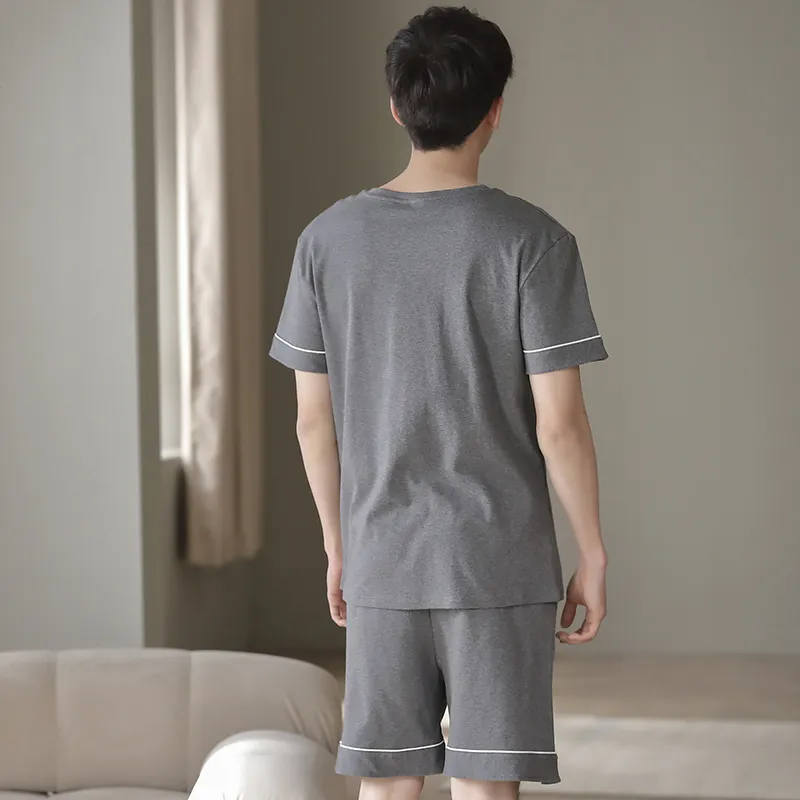 CHUDUAN Men Pajama Sets-16
