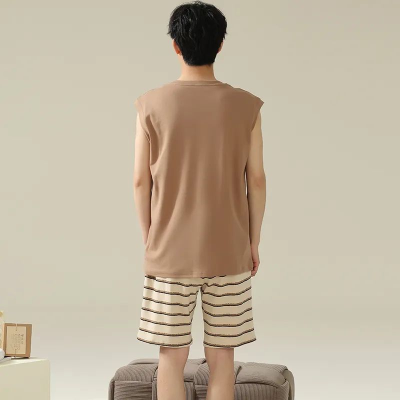 CHUDUAN Men Pajama Sets-1