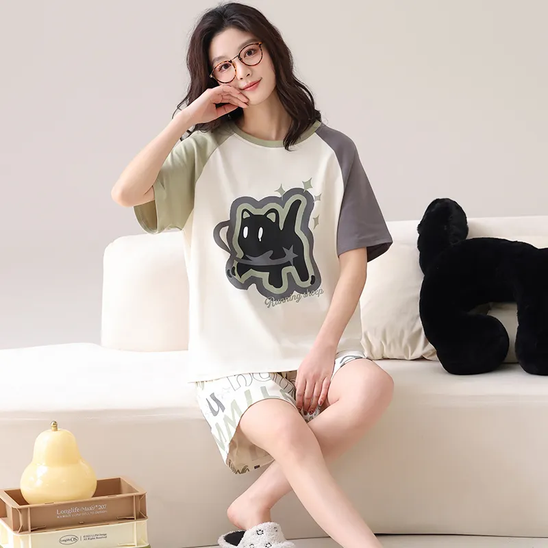 CHUDUAN Pajama Set Women's Image Color-1