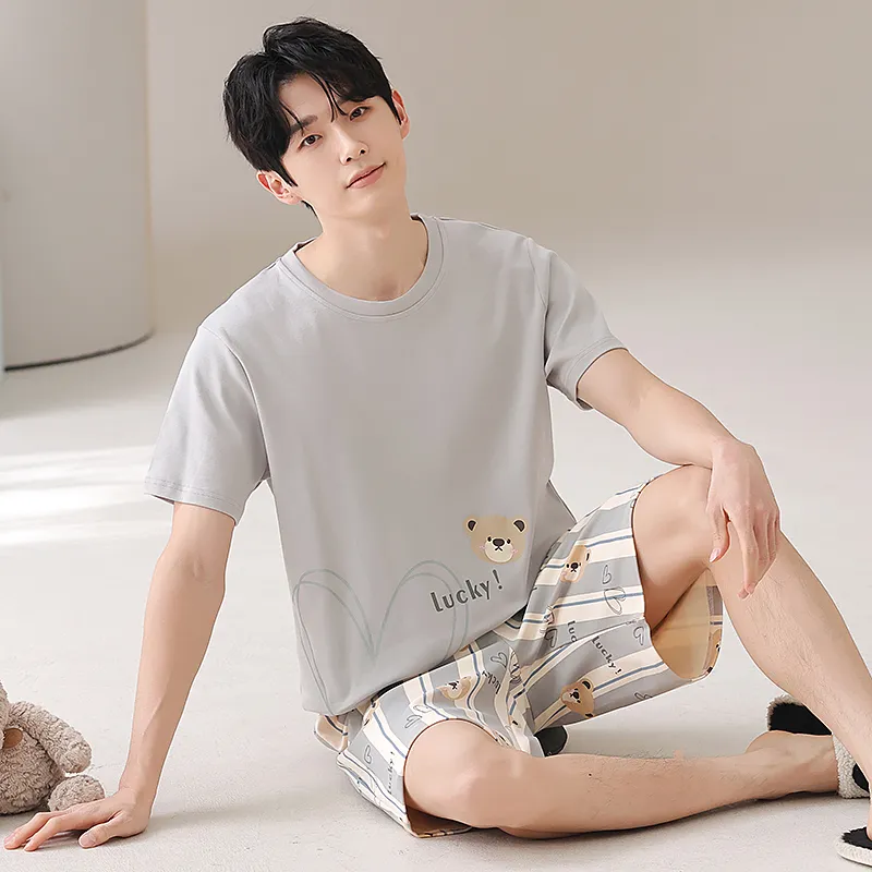 CHUDUAN Men Pajama Sets-1