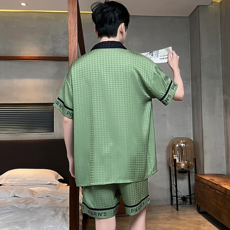 CHUDUAN Men Pajama Sets-5