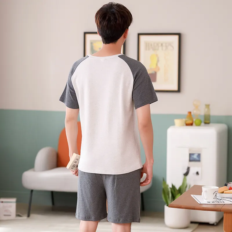 CHUDUAN Men Pajama Sets-8