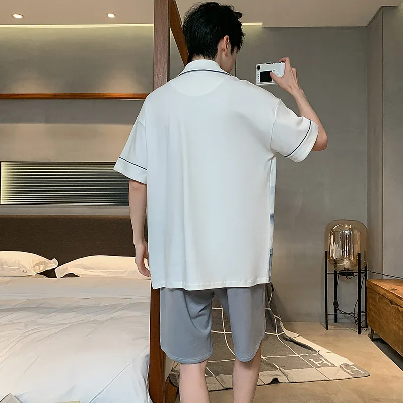 CHUDUAN Men Pajama Sets-1