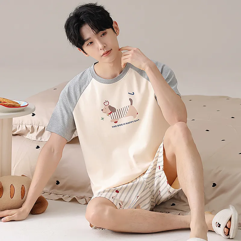 CHUDUAN Pajama Set Men's Image Color-4