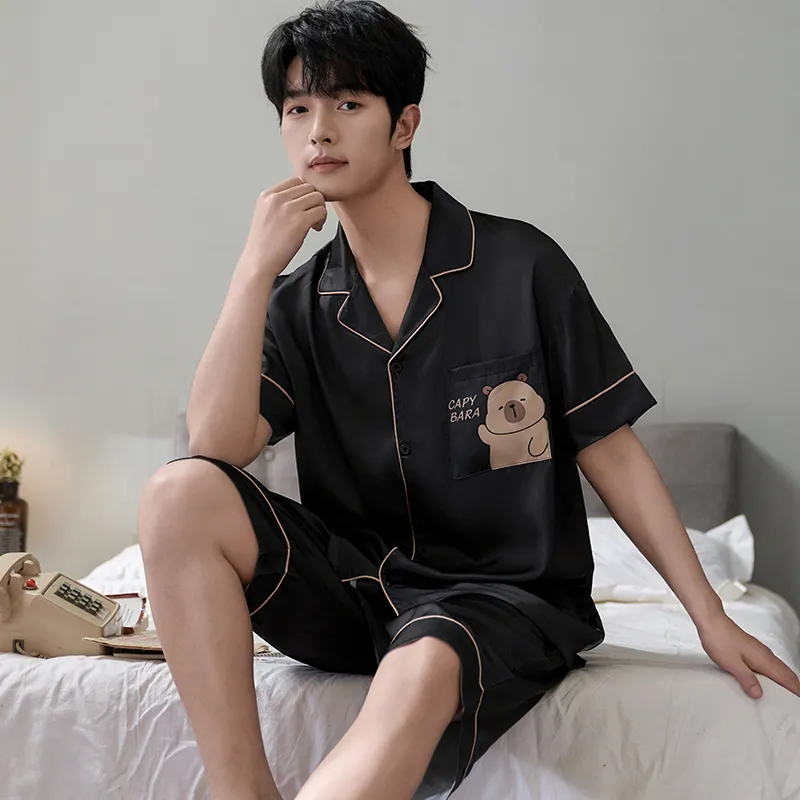 CHUDUAN Men Pajama Sets-1