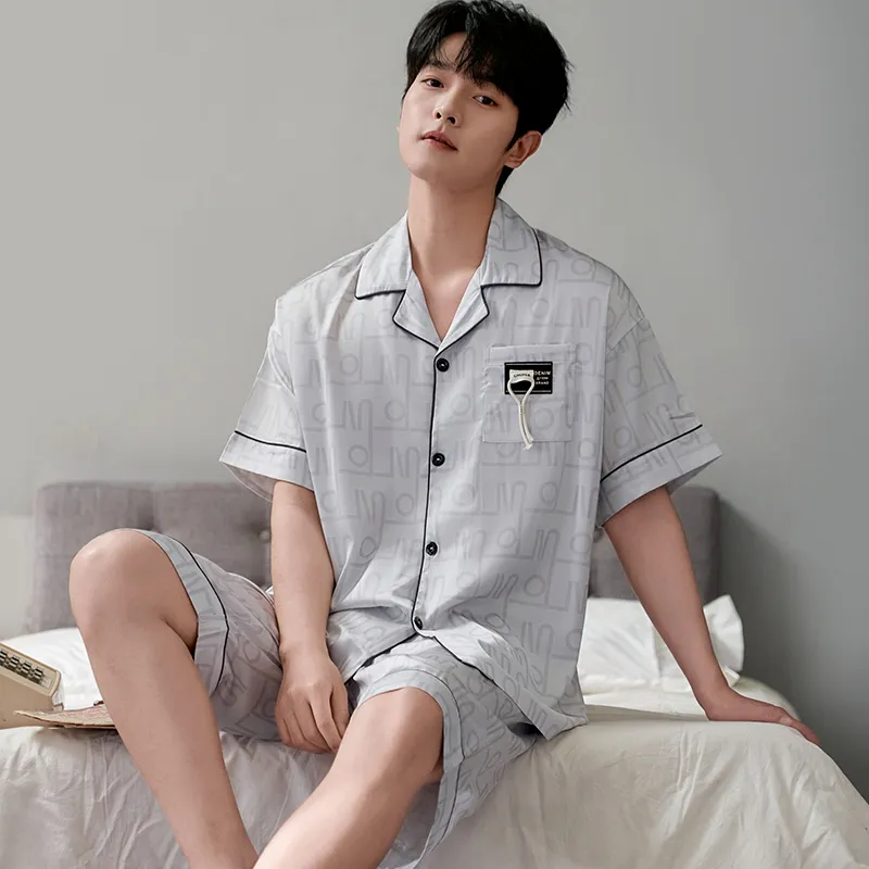 CHUDUAN Men Pajama Sets-2